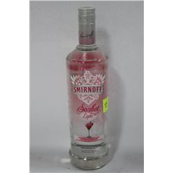750ML BOTTLE OF SMIRNOFF RASPBERRY SORBET