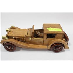 1927 BUGATTI CLASSIC WOOD ART COLLECTIBLE