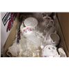 Image 1 : BOX W/ FINE CHINA & CRYSTAL