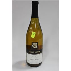 750 ML BOTTLE OF 2008 GRAY MONK WHITE WINE 13%