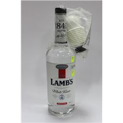 3LTR BOTTLE OF LAMBS WHITE RUM 40% (1 ONLY)