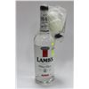 Image 1 : 3LTR BOTTLE OF LAMBS WHITE RUM 40% (1 ONLY)