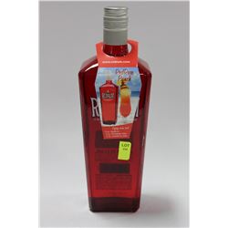 750ML BOTTLE OF RED RUM 35%