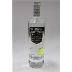 750ML BOTTLE OF SMIRNOFF COCONUT VODKA 35%