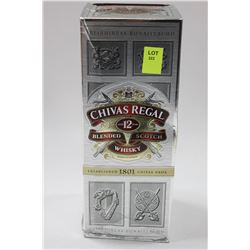 750ML BOTTLE OF CHIVAS REGAL 12YR WHISKEY 40%
