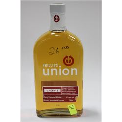 750ML BOTTLE OF PHILLIPS UNION CHERRY BURBON