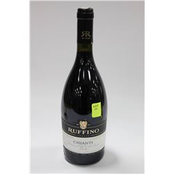 750ML BOTTLE OF RUFFINO 2010 CHIANTI RED WINE