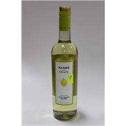 750ML BOTTLE OF NAKED GRAPE WHITE WINE 12%