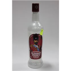 750ML BOTTLE OF RUSSIAN PRINCE VODKA 40%