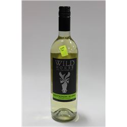 750ML BOTTLE OF WILD HORSE WHITE WINE 13%