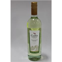 750ML BOTTLE OF GALLO 2013 WHITE WINE 12%