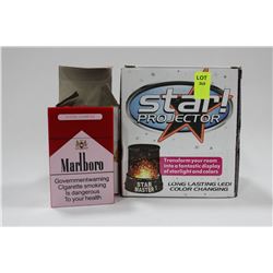 NEW STAR PROJECTOR SOLD WITH MARLBORO MP3 PLAYER