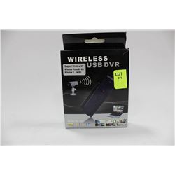 NEW WIRELESS USB DVR TRANSMITS AUDIO AND VIDEO