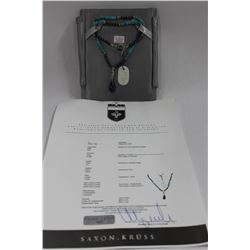 925 SILVER GEMSTONE NECKLACE ESTIMATED AT $977CAD