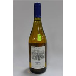 750ML BOTTLE OF ESTACION 2009 CHARDONNAY 14%