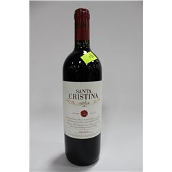 750ML BOTTLE OF SANTA CHRISTINA RED WINE 13%