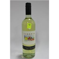 750ML BOTTLE OF LAGARIA 2008 PINOT GRIGIO