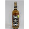 Image 1 : 750ML BOTTLE OF TRIBAL WHITE WINE 12%
