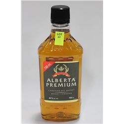 750ML BOTTLE OF ALBERTA PREMIUM RYE WHISKEY 40%