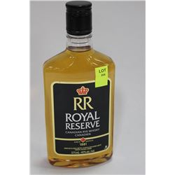 375ML BOTTLE OF RR RYE WHISKY 40% X11