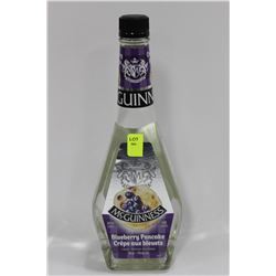 750ML BOTTLE OF MCGUINNESS BLUEBERRY PANCAKE