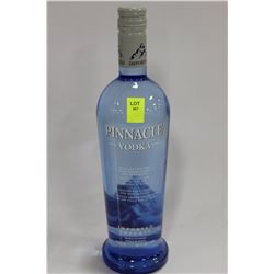 750ML BOTTLE OF PINNACLE VODKA 40%