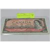 Image 1 : 1954 $2 CANADIAN BANK NOTE