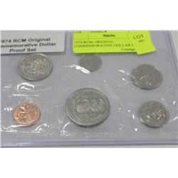 1974 RCM ORIGINAL COMMEMORATIVE DOLLAR PROOF SET
