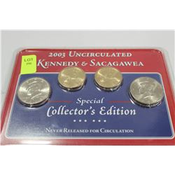 2003 US NEVER RELEASED FOR CIRCULATION COIN SET
