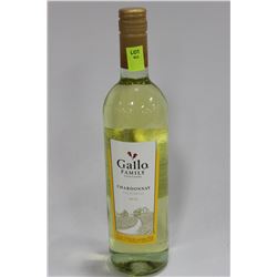 750ML BOTTLE OF GALLO 2012 CHARDONNAY 12.5%