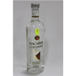 750ML BOTTLE OF BACARDI COCONUT 35%(ONLY ONE)