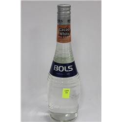 750ML BOTTLE OF BOLS CACAO WHITE 24%