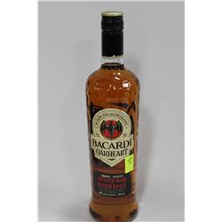 750ML BOTTLE OF BARCARDI OAKHEART SPICED RUM 35%