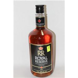 1.75L BOTTLE OF RR RYE WHISKY 40%