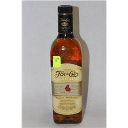 750ML BOTTLE OF FLOR DE CANA GOLD RUM 40%