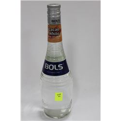 750ML BOTTLE OF BOLS CACAO WHITE 24%