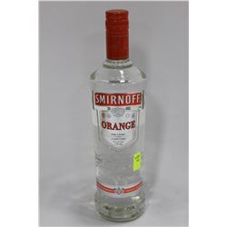 750ML BOTTLE OF SMIRNOFF ORANGE VODKA 35%