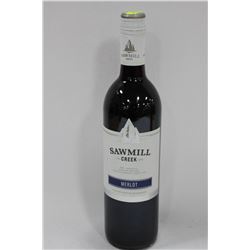 750ML BOTTLE OF SAWMILL CREEK MERLOT RED WINE