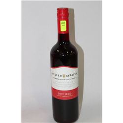 750ML BOTTLE OF PELLER ESTATES DRY RED WINE 12%