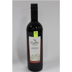 750ML BOTTLE OF GALLO FAMILY 2011 RED WINE 13%