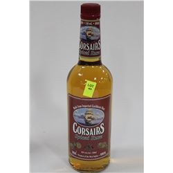 750ML BOTTLE OF CORSAIRS SPICED RUM 35%