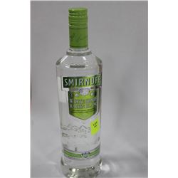 750ML BOTTLE OF SMIRNOFF WHITE GRAPE VODKA 35%