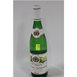 750ML BOTTLE OF DR ZENZEN 2012 WHITE WINE 9.5%