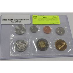 2000 RCM ORIGINAL (8) COIN PROOF SET