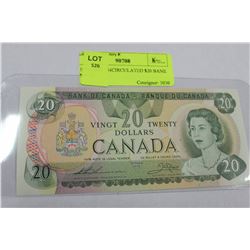 1979 GEM UNCIRCULATED $20 BANK NOTE