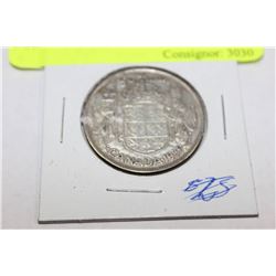 1939 GEORGE VI 50 SILVER CENT COIN