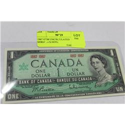 1967 GEM UNCIRCULATED  NO SERIAL # $ NOTE