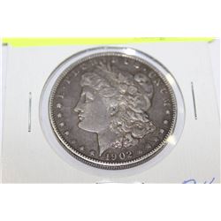 1902 US SILVER MORGAN DOLLAR