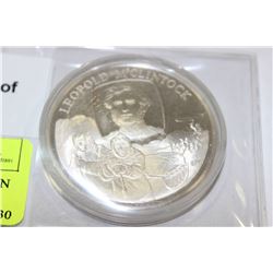1.3 SILVER TROY OUNCE CANADIAN EXPLORER MEDALLION