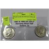 Image 1 : 1967,68 US JFK SILVER HALF DOLLAR X2